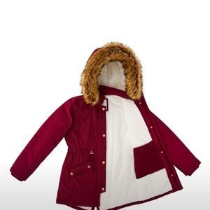 Nwt Girls' Parka (maroon )